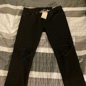 MNML jeans, Size 31, Skinny Fit, zipper bottoms